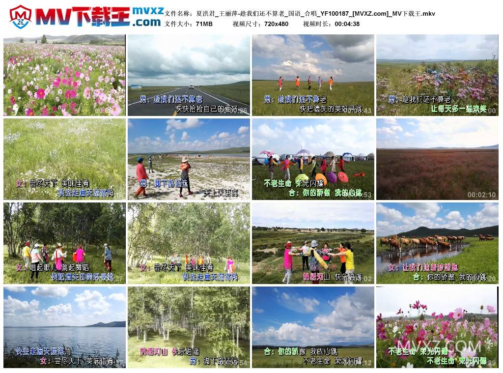 夏洪君_王丽萍-趁我们还不算老_国语_合唱_YF100187